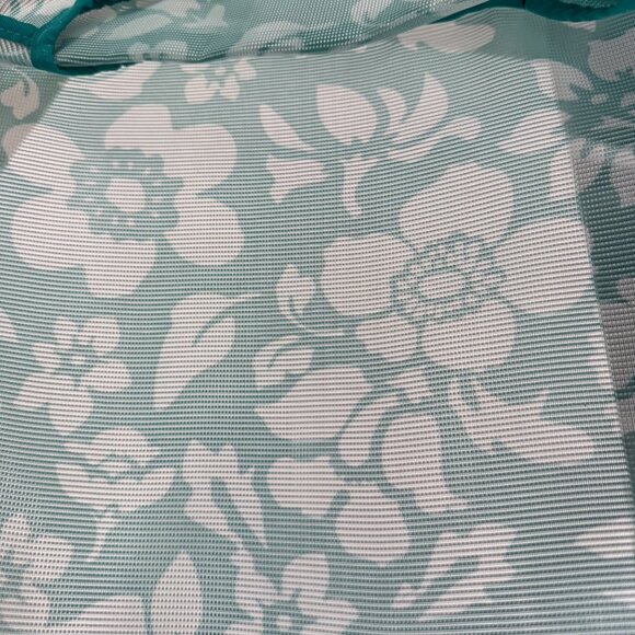 Lot Mesh Tote Bags Floral Print 4 Colors Lg Lightweight Durable Beach Shopping - Picture 13 of 13